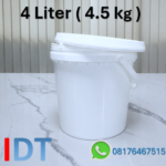 Pail Plastik 4 Liter ( Ember 4.5 kg ) Plastik Kokoh Kualitas Terjamin
