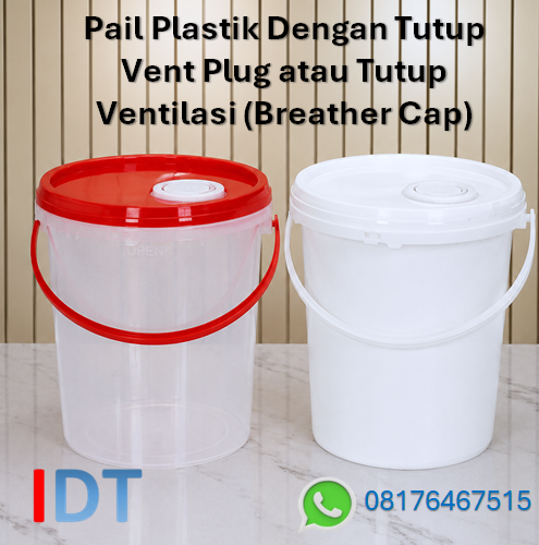 Pail Plastik Tutup Vent Plug atau Tutup Ventilasi (Breather Cap)