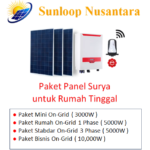 Paket Panel Surya Untuk Rumah Tinggal Bergaransi