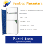 Paket Panel Surya Hybrid Smile 10 Daya Terpasan 10000W Lebih Hemat