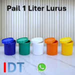 Pail Plastik 1 Liter ( 1.5 kg ) Lurus Plastik Kokoh Kualitas Terjamin