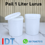 Pail Plastik 1 Liter ( 1.5 kg ) Lurus Plastik Kokoh Kualitas Terjamin