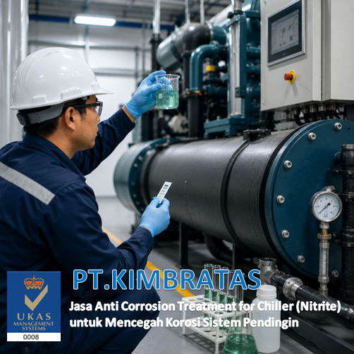 Jasa Anti Corrosion Treatment for Chiller (Nitrite) untuk Mencegah Korosi Sistem Pendingin PT Kimbratas