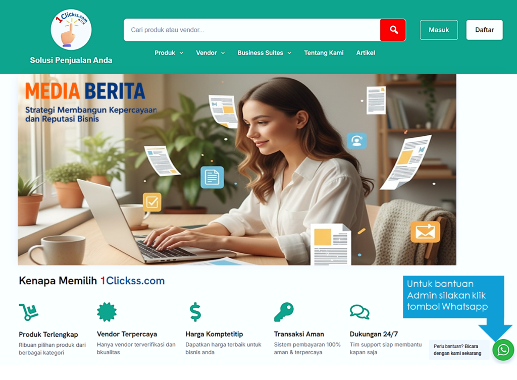 Bantuan Admin 1clickss ( in )