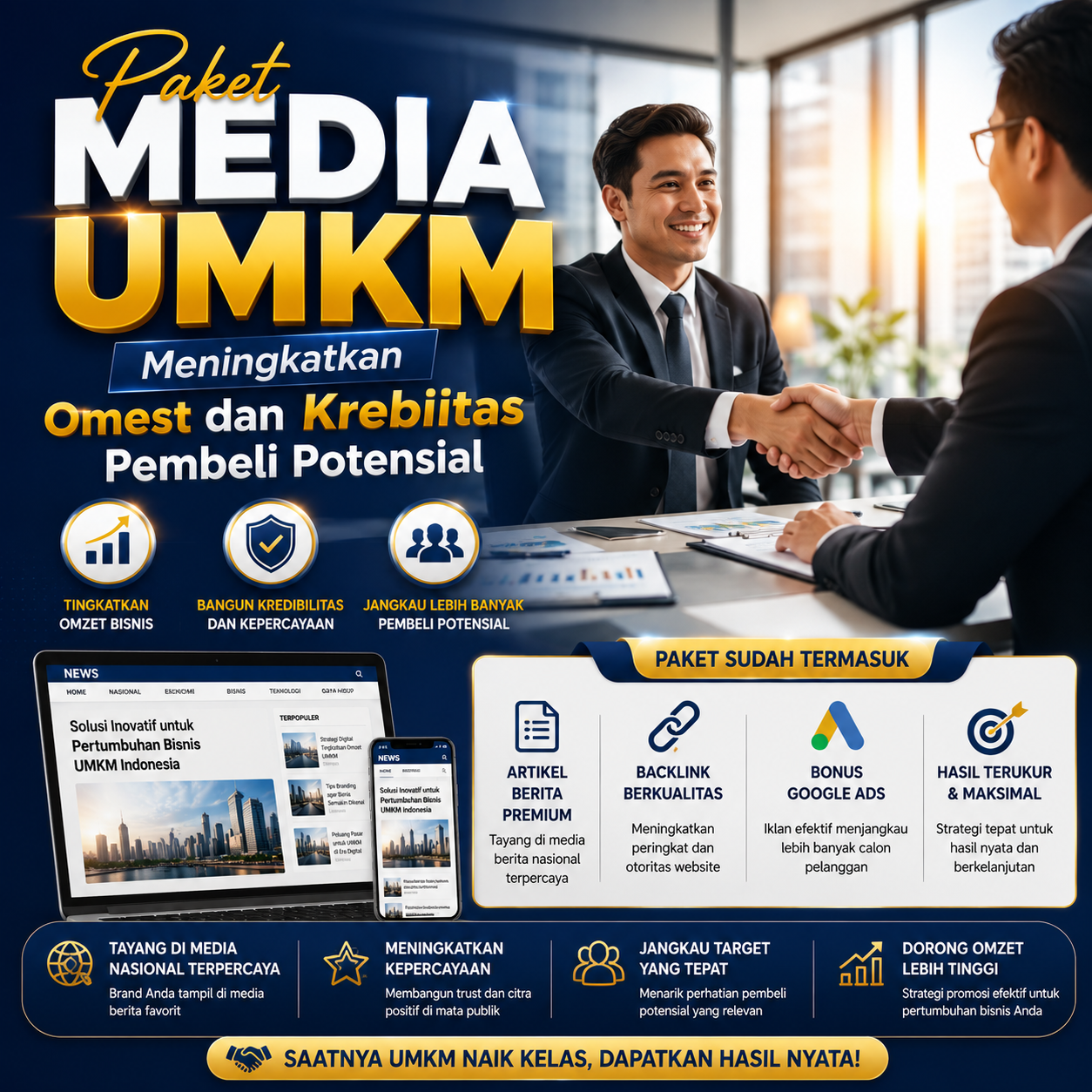 Paket Media UMKM, Meningkatkan Omest dan Krebilitas Pembeli Potensial