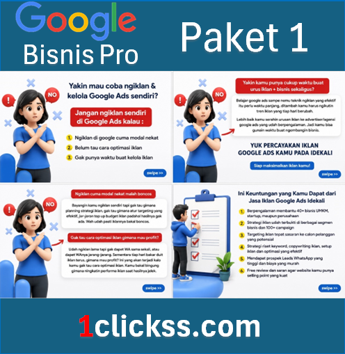 PAKET 1 GOOGLE ADS PRO