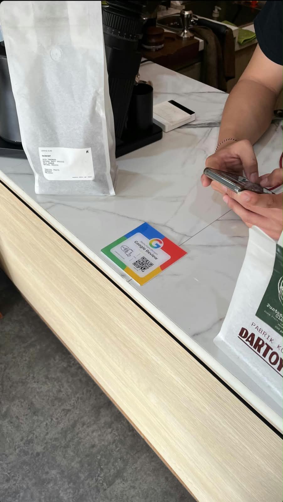 Kartu Digital Google Maps Review NFC & QR Code