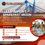 Jasa Import Sparepart Mesin Door To Door