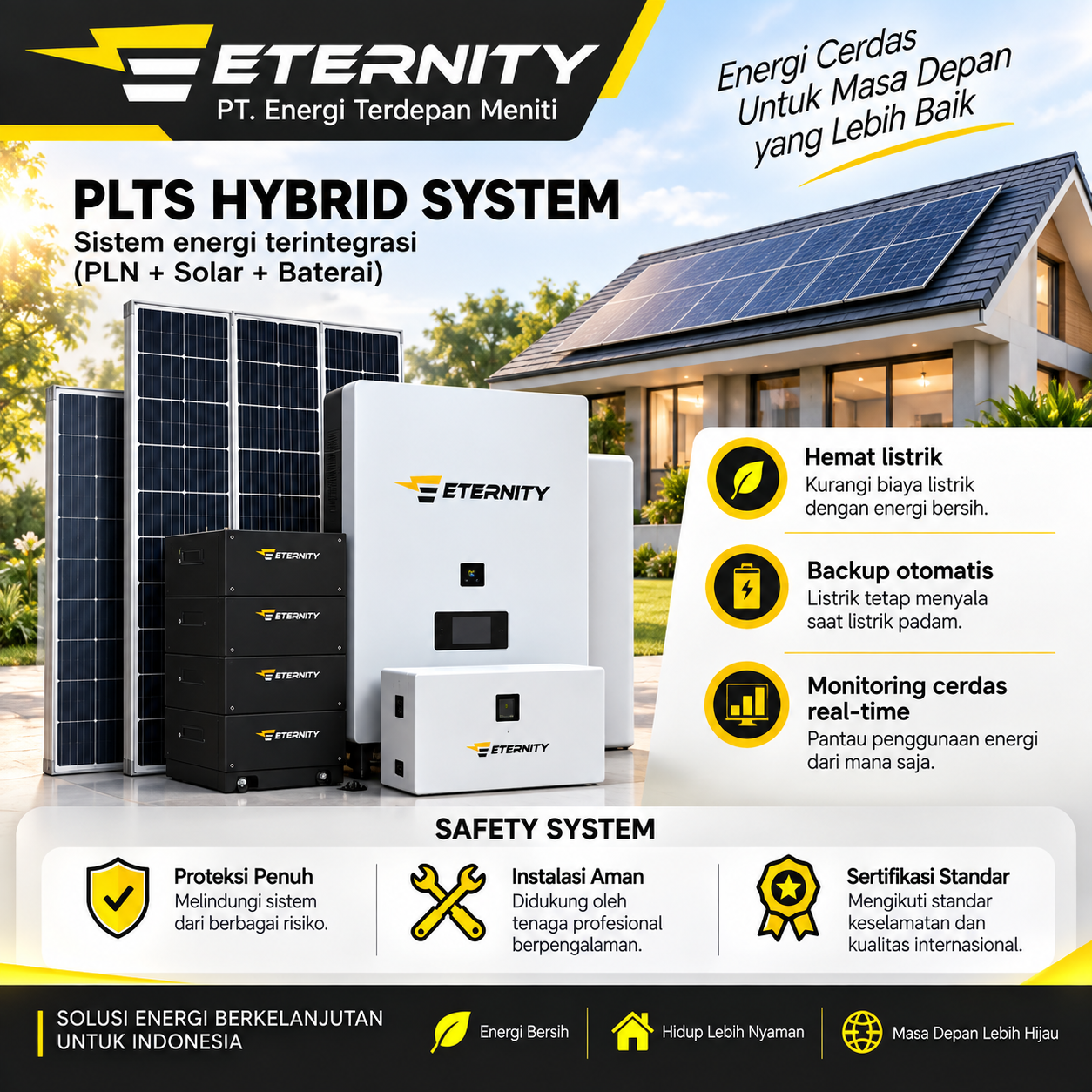 Erteny Panel Surya Untuk Rumah Tinggal Solusi Tagihan Listrik Mahal Erteny Panel Surya Untuk Rumah Tinggal Solusi Tagihan Listrik Mahal