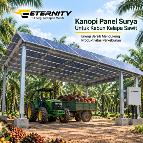 Panel Surya Kanopi Menghasilkan Listrik 70% Lebih Banyak Henat Tagihan Listrik