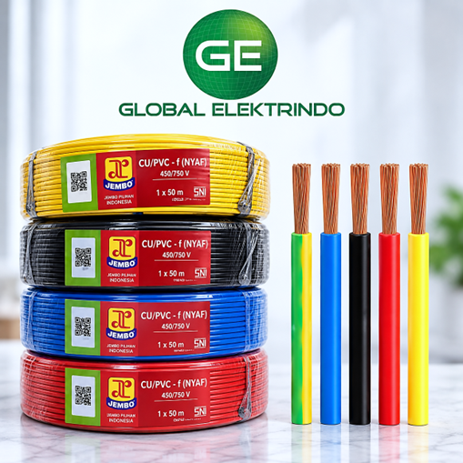 Jual Kabel Nyaf Jembo (450-750 V) Berkualitas Standar SNI