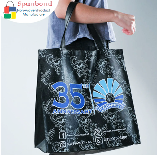 Kantong Tas Spunbond Dengan Printing Custom