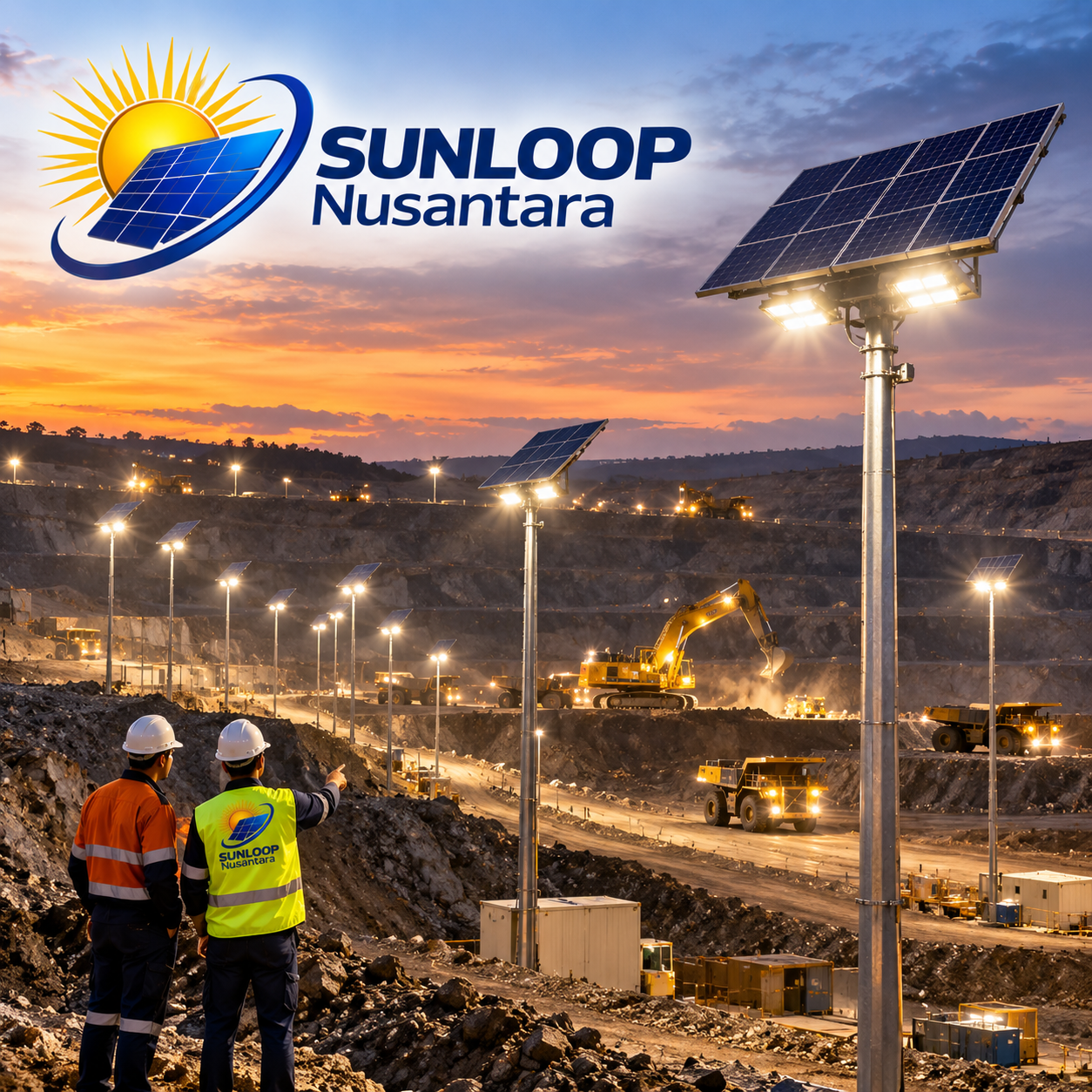 Paket Panel Surya Untuk Penerangan Tambang Geratis Alat