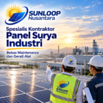 Sunloop Nusantara Spesialis Kontraktor Panel Industri Surya Bebas Maintenance dan Gerati Alat