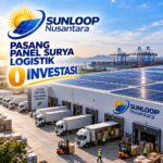Pasang Panel Surya Industri Bebas Mantance dan Geratis Alat