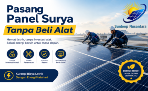 Pasang Panel Surya Geratis Alat