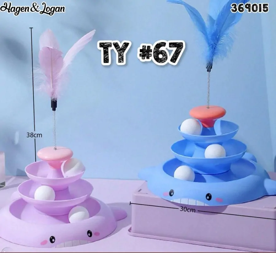 猫玩具 Circular Tower TY67 - 分层猫玩具