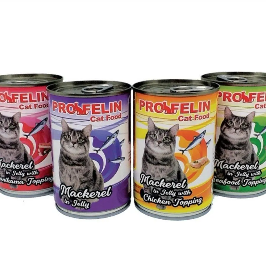 Profelin 鲭鱼罐头 400 克 所有品种 - 湿猫粮