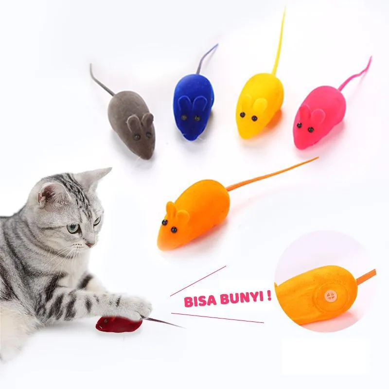 猫鼠发声玩具 - 猫玩具