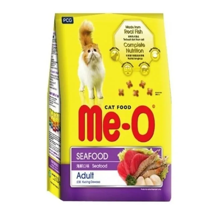 Me-O 海鲜成人新鲜包装 1.2 公斤 - Makanan Kucing Meo 海鲜 1.2 公斤